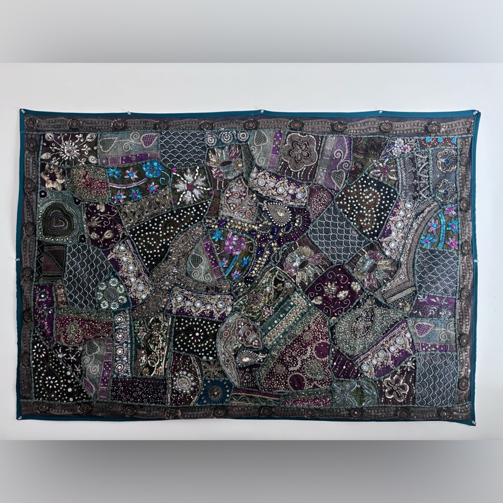 Boho Patchwork Tapestry Wall Hanging